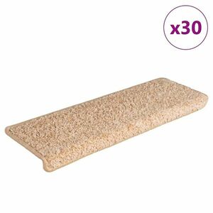 vidaXL 30 db arany lépcsőszőnyeg 65 x 21 x 4 cm kép