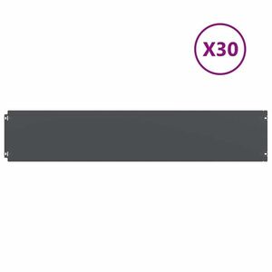 vidaXL Fűszegélyezés 30 db 20 x 103 cm Hidegen hengerelt acél kép