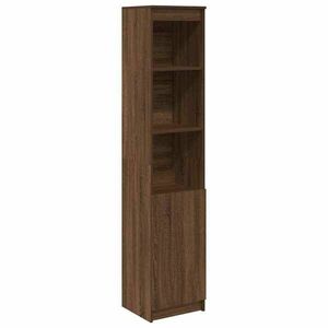 vidaXL barna tölgy színű szerelt fa magasszekrény 37, 5x35x180 cm kép