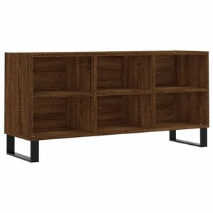 Barna tölgyszínű szerelt fa tv-szekrény 103, 5x30x50 cm kép