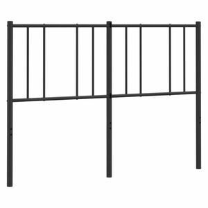 vidaXL fekete fém fejtámla 135 cm kép