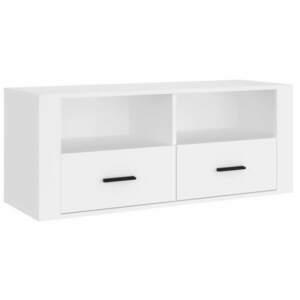 vidaXL fehér szerelt fa TV-szekrény 100 x 35 x 40 cm kép