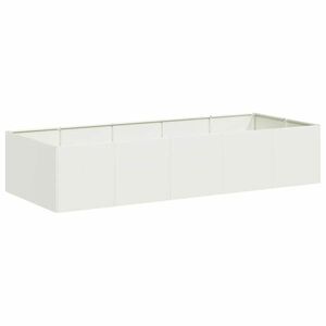 vidaXL fehér acél növénytartó 200x80x40 cm kép