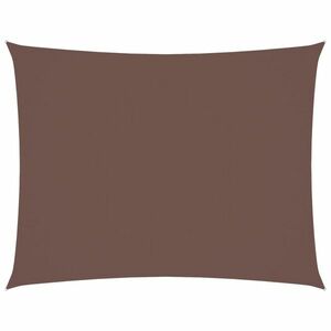 vidaXL barna téglalap alakú oxford szövet napvitorla 6 x 8 m kép