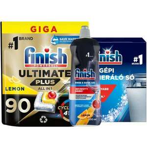 Finish Ultimate Plus All in 1 Kezdőcsomag 90 db kapszulával + Aj... kép