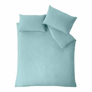Kék kétszemélyes hosszabbított mikroszálas ágyneműhuzat 230x220 cm So Soft Easy Iron – Catherine Lansfield kép