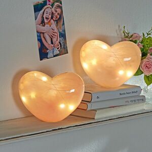 1 LED-es üveg szív kép