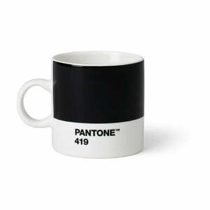Fekete porcelán eszpresszó csésze 120 ml Black 419 – Pantone kép