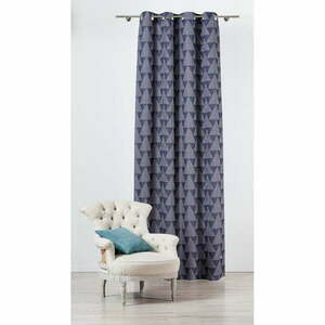 Kék-szürke függöny 130x260 cm Zatapa – Mendola Fabrics kép