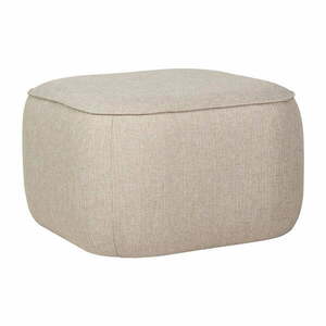 Világosbarna puff Cube – Hübsch kép