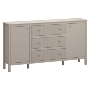Komód, szürkésbarna Taupe/craft arany tölgy, KLIO 2D3S kép
