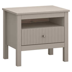 Éjjeliszekrény, szürkésbarna Taupe/craft arany tölgy, KLIO 1S kép