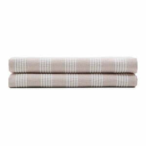 Piros-fehér pamut steppelt ágytakaró 240x260 cm Macie – Kave Home kép