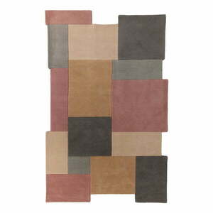 Collage Earthy gyapjú szőnyeg, 150 x 240 cm - Flair Rugs kép