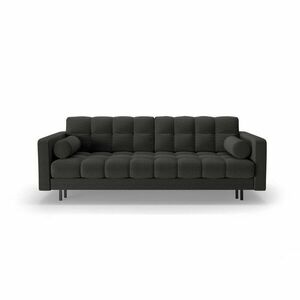 Sötétszürke kinyitható tárolóhelyes kanapé 222 cm Bali – Cosmopolitan Design kép