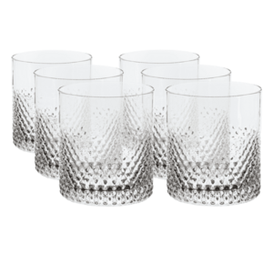 Poharak whiskyre/vízre, 6 db-os szett, 200 ml, átlátszó, AVEIRO TYP 1 kép