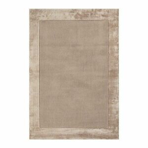 Világosbarna kézi szövésű gyapjú keverék szőnyeg 160x230 cm Ascot – Asiatic Carpets kép