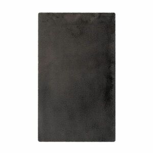 Fürdőszobaszőnyeg, sötétszürke, poliészter, 67x110 cm - CRYSTARA - Butopêa kép