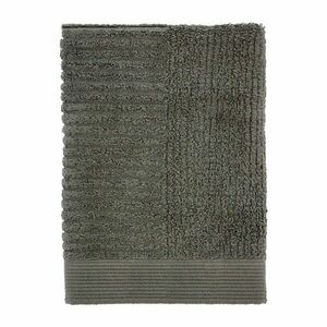 Khaki frottír pamut törölköző 50x70 cm Classic – Zone kép