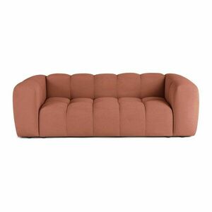 Terrakotta színű bársony kanapé 225 cm Cube – Bonami Selection kép