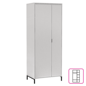 Szekrény, kasmír krémszínű, kasmír krémszínű, STYLE LS 11 kép