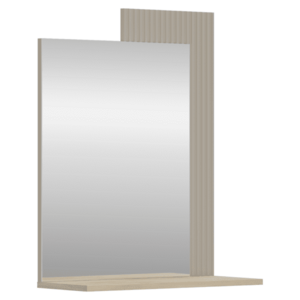 Tükör 65, szürkésbarna Taupe/silverjack tölgy, DOMCA kép