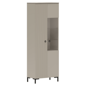 Vitrin, szürkésbarna Taupe/silverjack tölgy, DOMCA 1D1W kép