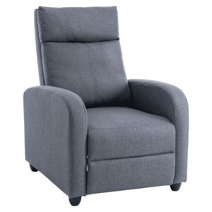 Relaxációs fotel, szürke, KRESO NEW kép