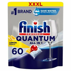 Finish Quantum All in 1 Lemon Mosogatógép kapszula 60db + Ajándék... kép
