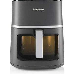 Hisense HAF1900D Forrólevegős sütő, 7L, 10 program, 1800W, Ezüst, Fekete kép