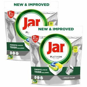 Jar Platinum All In One Lemon Mosogatógép kapszula 2x35db kép
