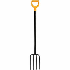 Fiskars Solid Fém Kerti Vasvilla, Fekete-Narancssárga kép