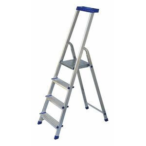 Munkalétra erősített 8 fokos alu (150 kg) kép