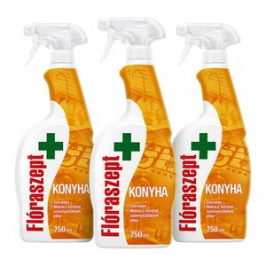 Flóraszept konyhai zsíroldó spray, 3x750 ml kép