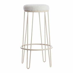 Krémszínű kárpitozott bárszék (ülésmagasság 73 cm) Alice – Light & Living kép