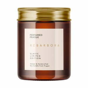 Illatos szójaviasz gyertya égési idő 40 ó Slavic Edition: #07 Rhubarb – Perfumed Prague kép