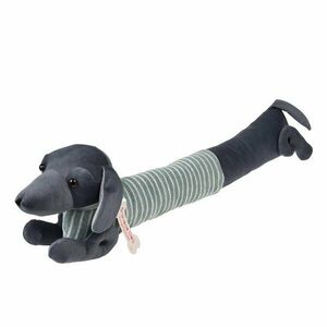 Zöld-szürke huzatfogó párna 17x76 cm Sausage Dog – Rex London kép