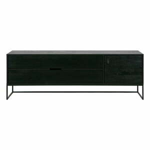Fekete kőrisfa TV-állvány 180x61x44 cm Silas – WOOOD kép