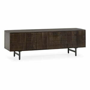 Sötétbarna mangófa TV-állvány 145x48x40 cm Kalai – MOME kép