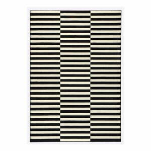 Fekete-krémszínű szőnyeg 160x230 cm Gloria – Hanse Home kép