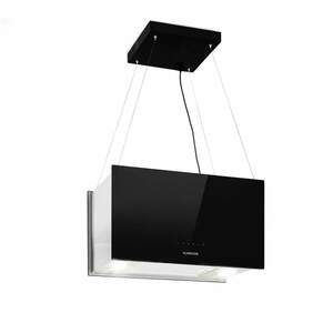 Klarstein Kronleuchter L, mennyezeti páraelszívó, 60 cm, 577 m³/ó, LED, érintőképernyős, fekete kép