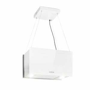Klarstein Kronleuchter L, mennyezeti páraelszívó, 60 cm, 577 m³/ó, LED, érintőképernyős, fehér kép