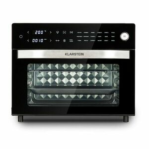 Klarstein Vigor Air, forrólevegős fritőz, 1800 W, 30 l, 18 program, felső és alsó fűtés kép