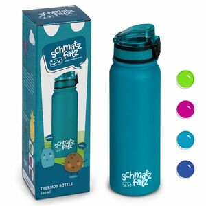 Klarstein schmatzfatz gyermek szigetelt ivópalack 550 ml rozsdamentes acél | ABS | BPA-mentes kép