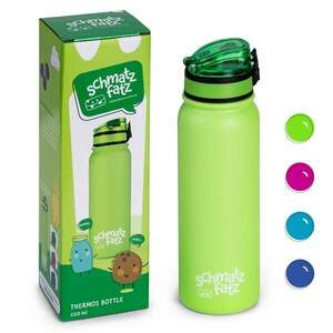 Klarstein schmatzfatz gyermek szigetelt ivópalack 550 ml rozsdamentes acél | ABS | BPA-mentes kép