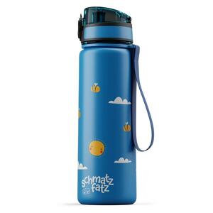 Klarstein schmatzfatz gyermek sport ivópalack 500 ml | Tritán | Műanyag nyak | Hordozószíj | BPA-mentes | Ajándékcsomagolás kép