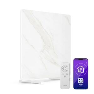 Klarstein MarmoHeat infravörös panel | 420 W | 6 - 12 m² | márványmintás | 70 cm x 63 cm kép