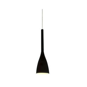 Ideal Lux - Függeszték kábellel FLUT 1xE14/40W/230V átm. 10, 5 cm fekete 35710 kép