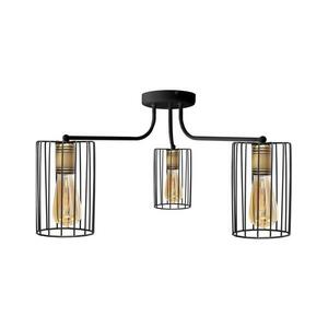 Csillár FARGO 3xE27/15W/230V P-1401/3 BK+AB kép