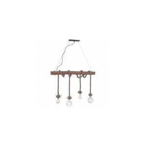 Leuchten Direkt 15483-18 - Csillár zsinóron ROPE 4xE27/60W/230V 15483-18 kép